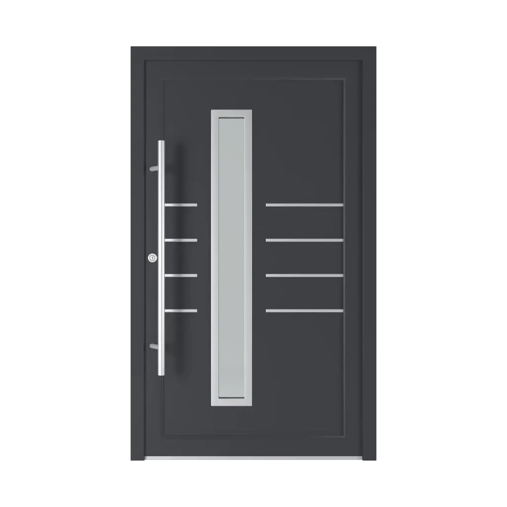 6011 PVC entry-doors models-of-door-fillings glazed 
