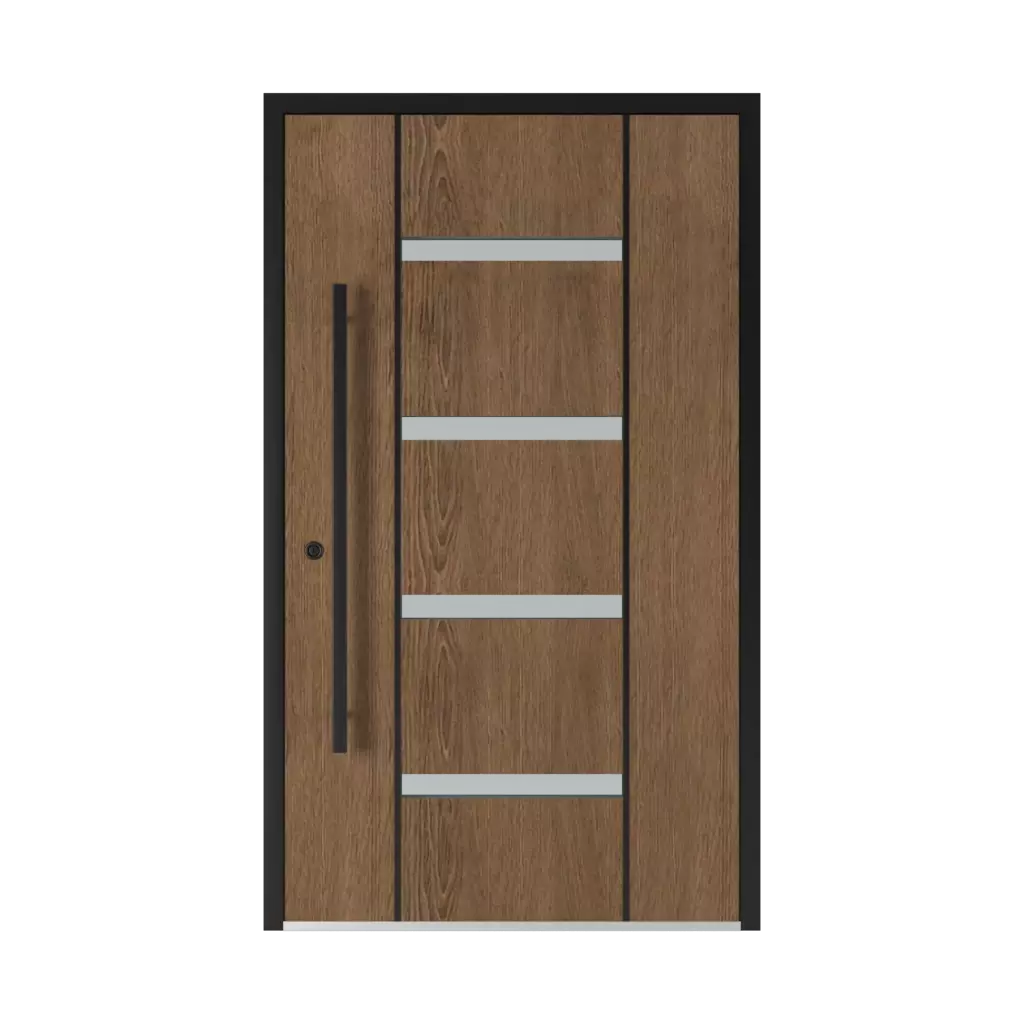 6102 Black ✨ entry-doors door-colors standard-colors turner-oak-malt-woodec 