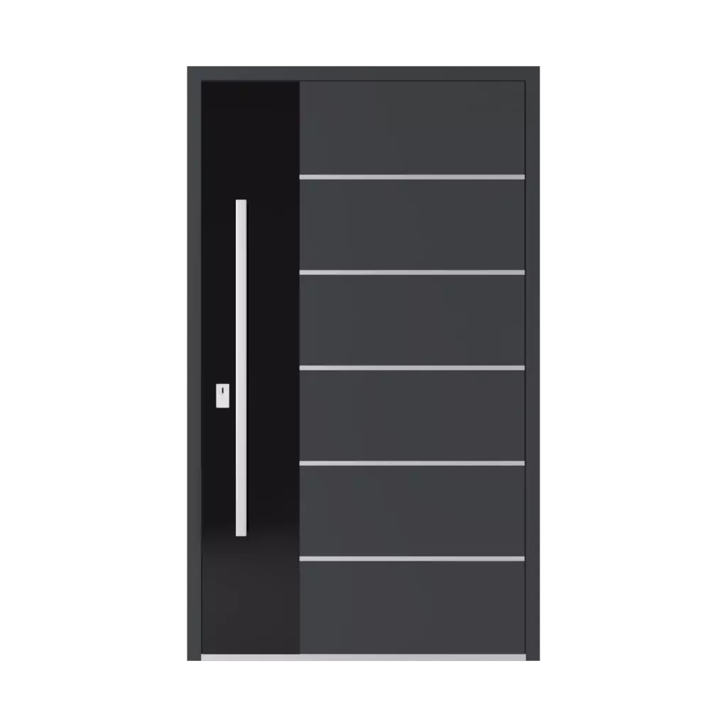 GL07 🆕 entry-doors models-of-door-fillings aluminum 