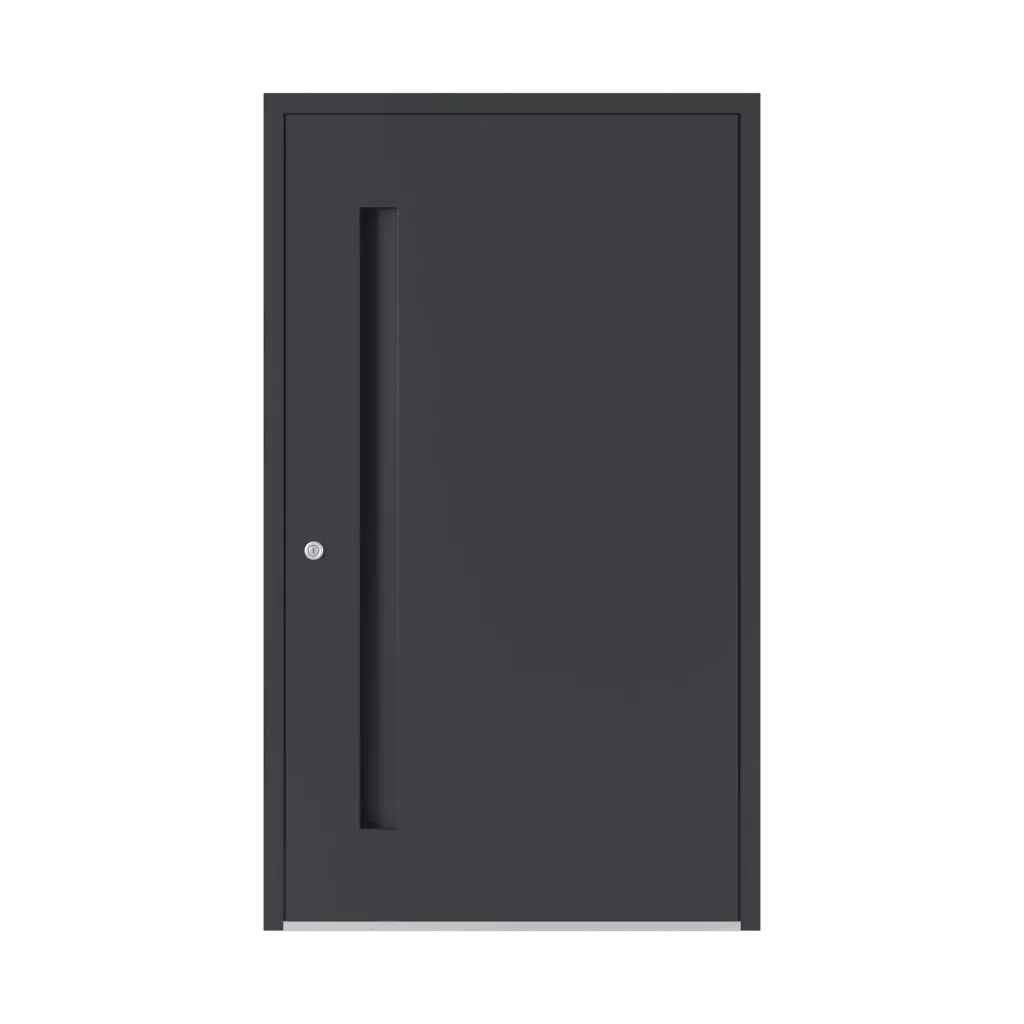 6115 PWZ ✨ entry-doors door-colors ral-colors ral-6008-brown-green 