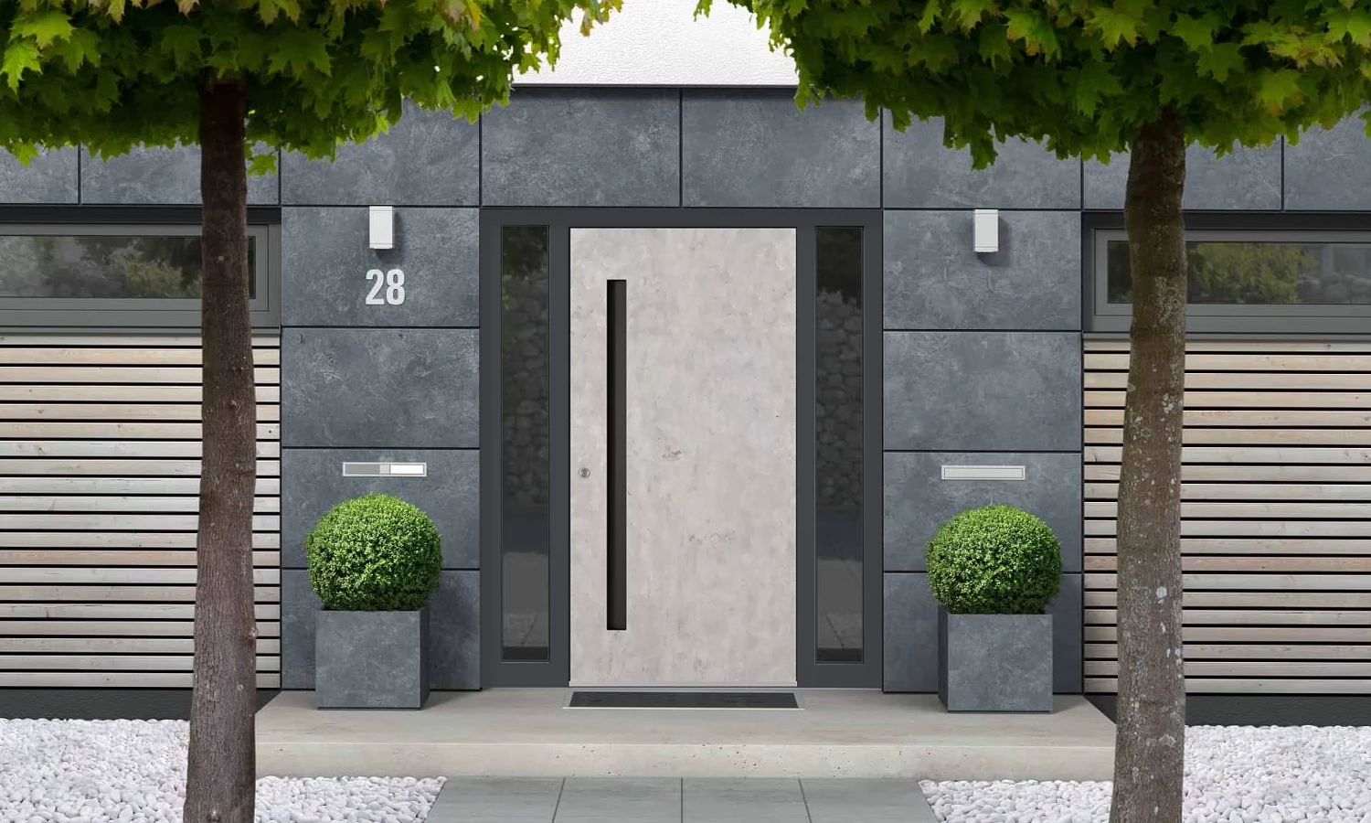 SK06 Beton 🏆 entry-doors models-of-door-fillings dindecor sk06-beton  