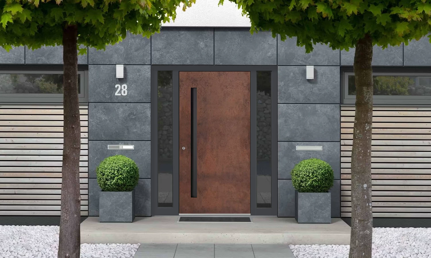 SK06 Corten 🏆 entry-doors models-of-door-fillings dindecor sk06-corten  