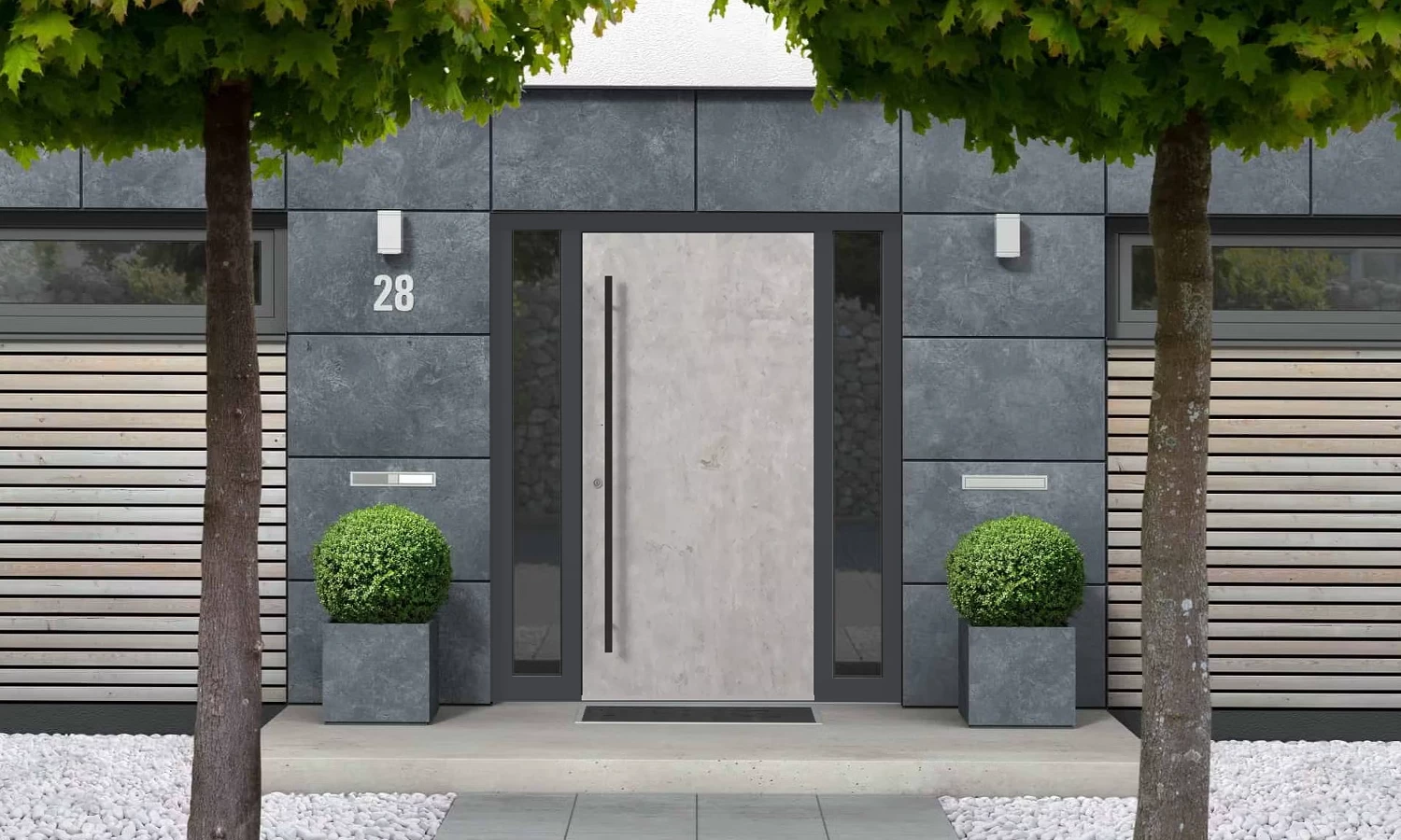 SK02 Beton 🏆 entry-doors models-of-door-fillings dindecor sk02-beton  