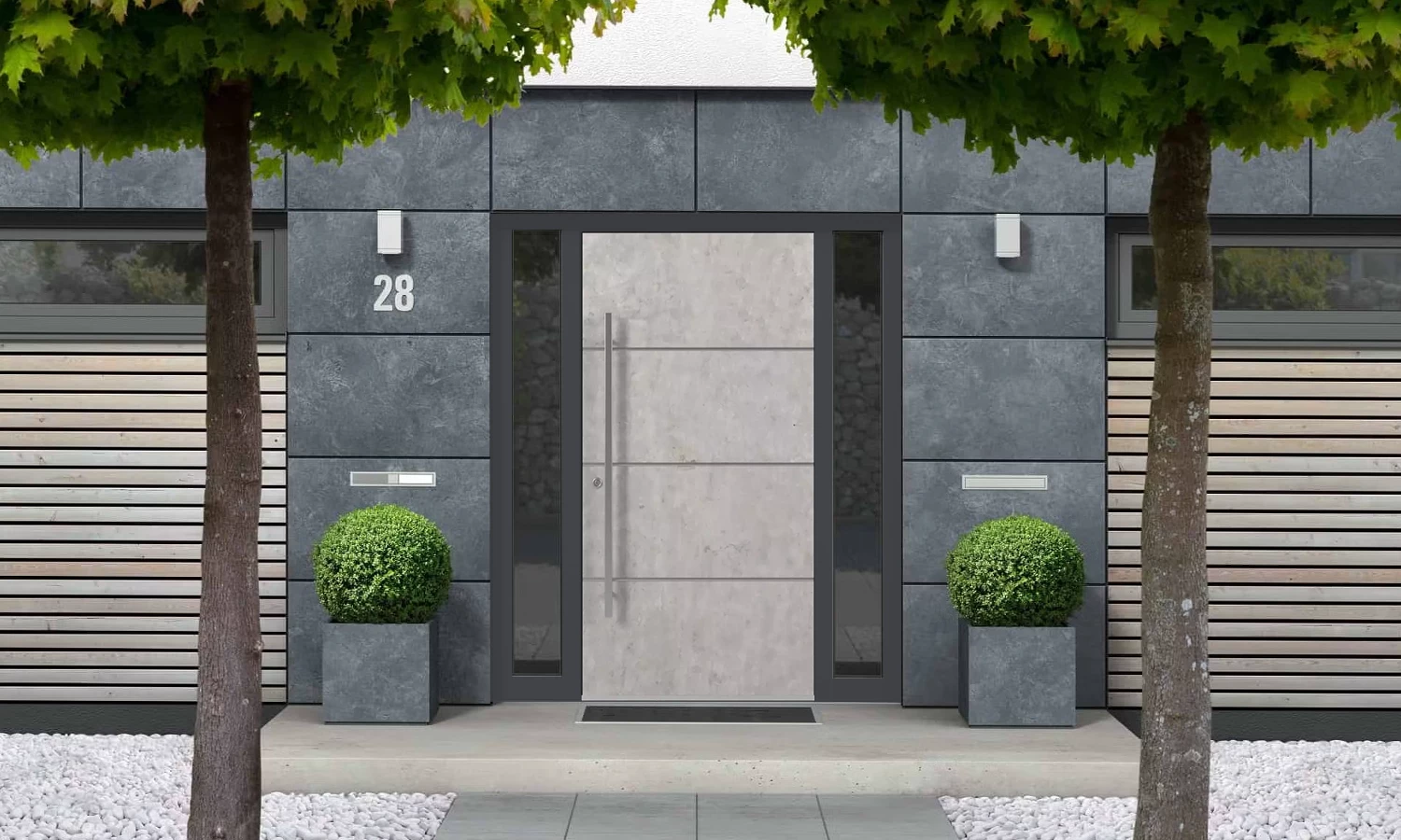 SK03 Beton 🏆 entry-doors models-of-door-fillings dindecor sk03-beton  