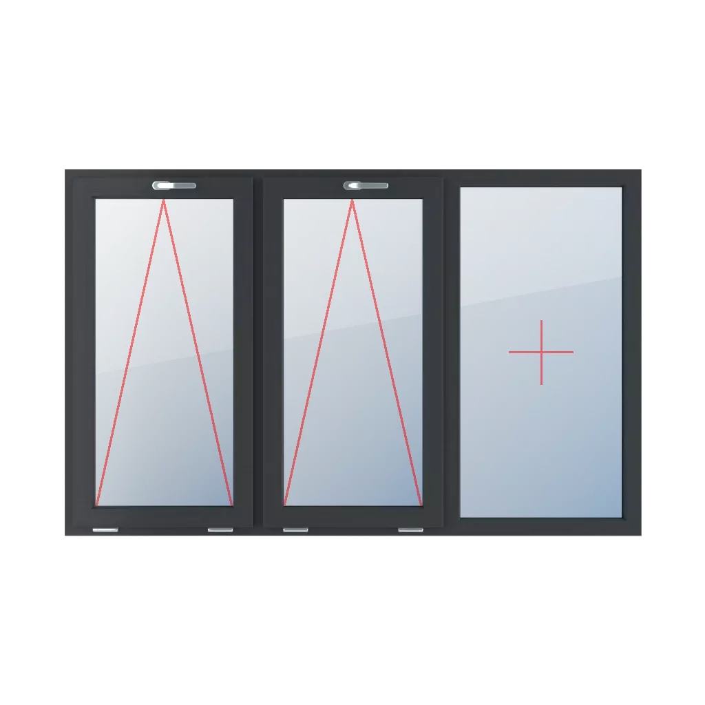 Tiltable with a handle at the top, fixed glazing in the frame windows types-of-windows triple-leaf symmetrical-division-horizontally-33-33-33 tiltable-with-a-handle-at-the-top-fixed-glazing-in-the-frame 