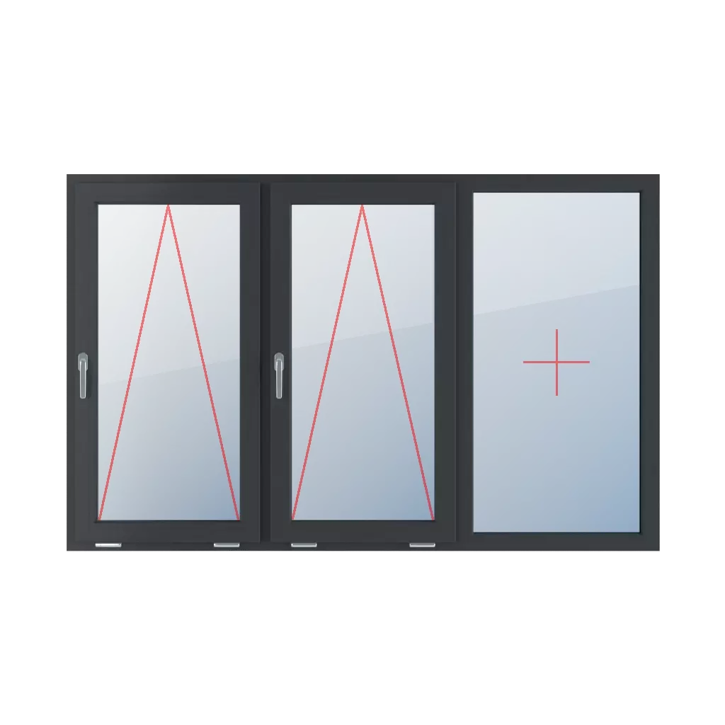 Tiltable with a handle on the left, fixed glazing in the frame windows types-of-windows triple-leaf symmetrical-division-horizontally-33-33-33 tiltable-with-a-handle-on-the-left-fixed-glazing-in-the-frame 