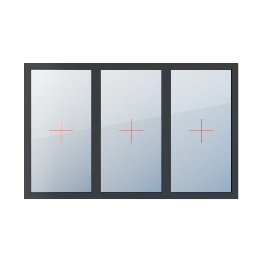 Permanent glazing in the frame windows types-of-windows triple-leaf symmetrical-division-horizontally-33-33-33 permanent-glazing-in-the-frame-3 