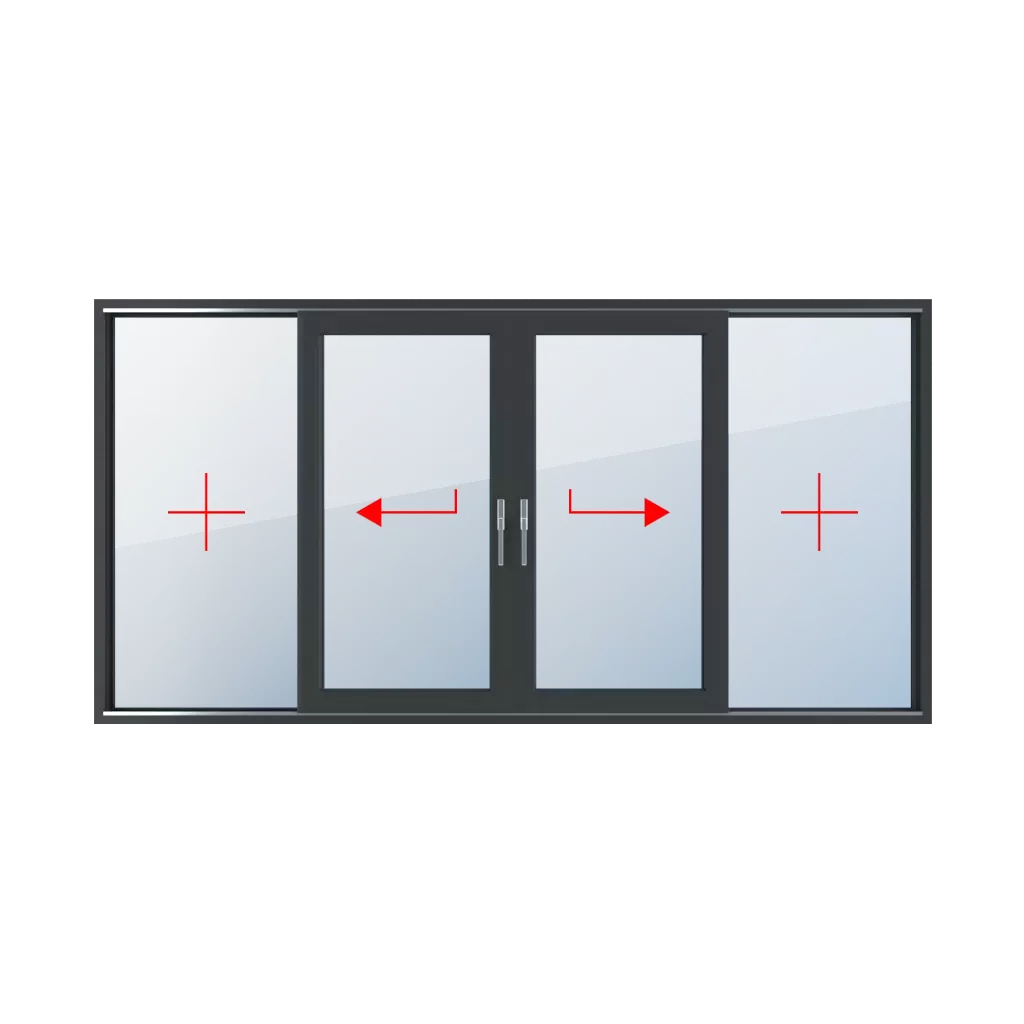 Fixed glazing, sliding left, sliding right windows types-of-windows patio-sliding-door-smart-slide four-leaf-2 fixed-glazing-sliding-left-sliding-right 