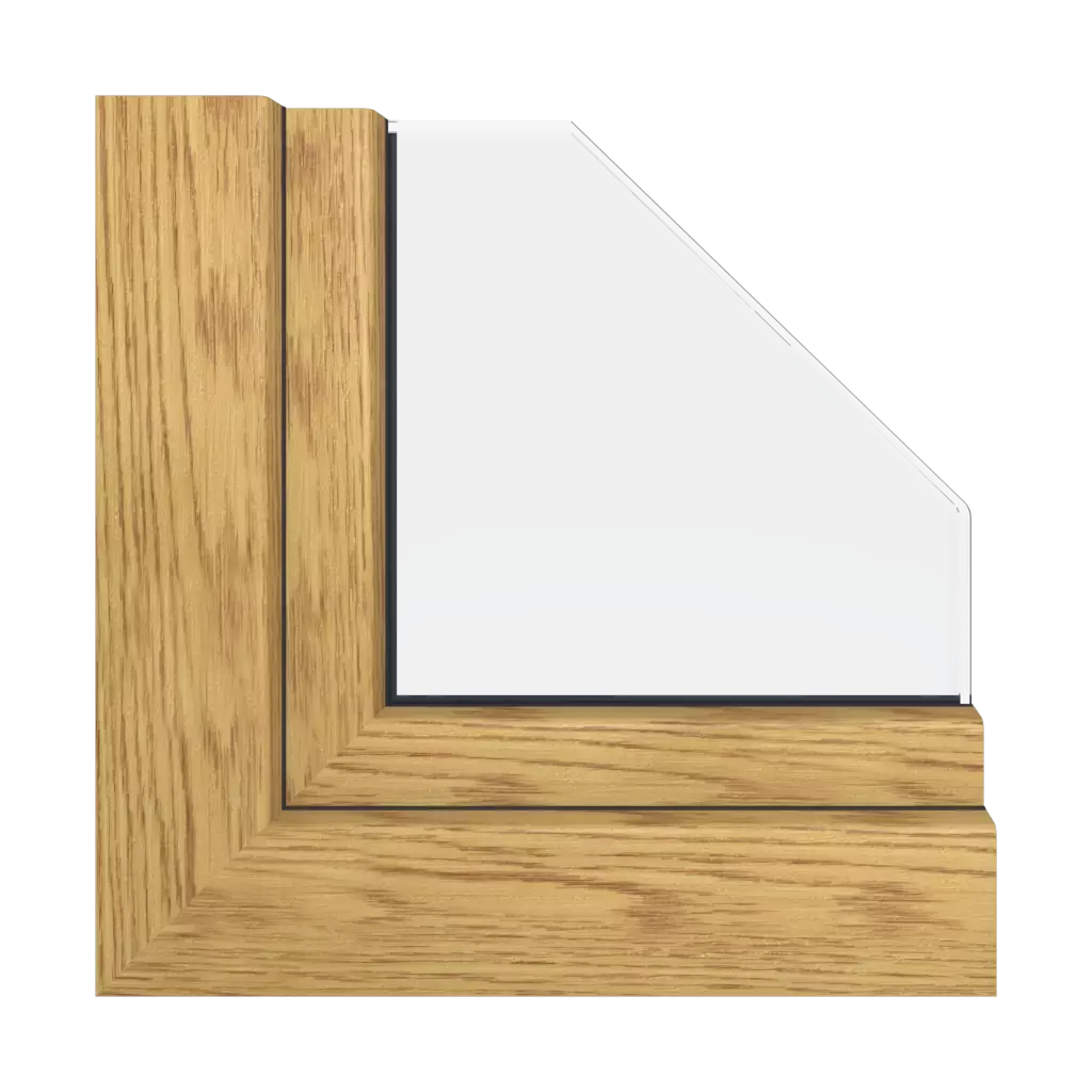 Light oak windows window-profiles veka softline-82-md