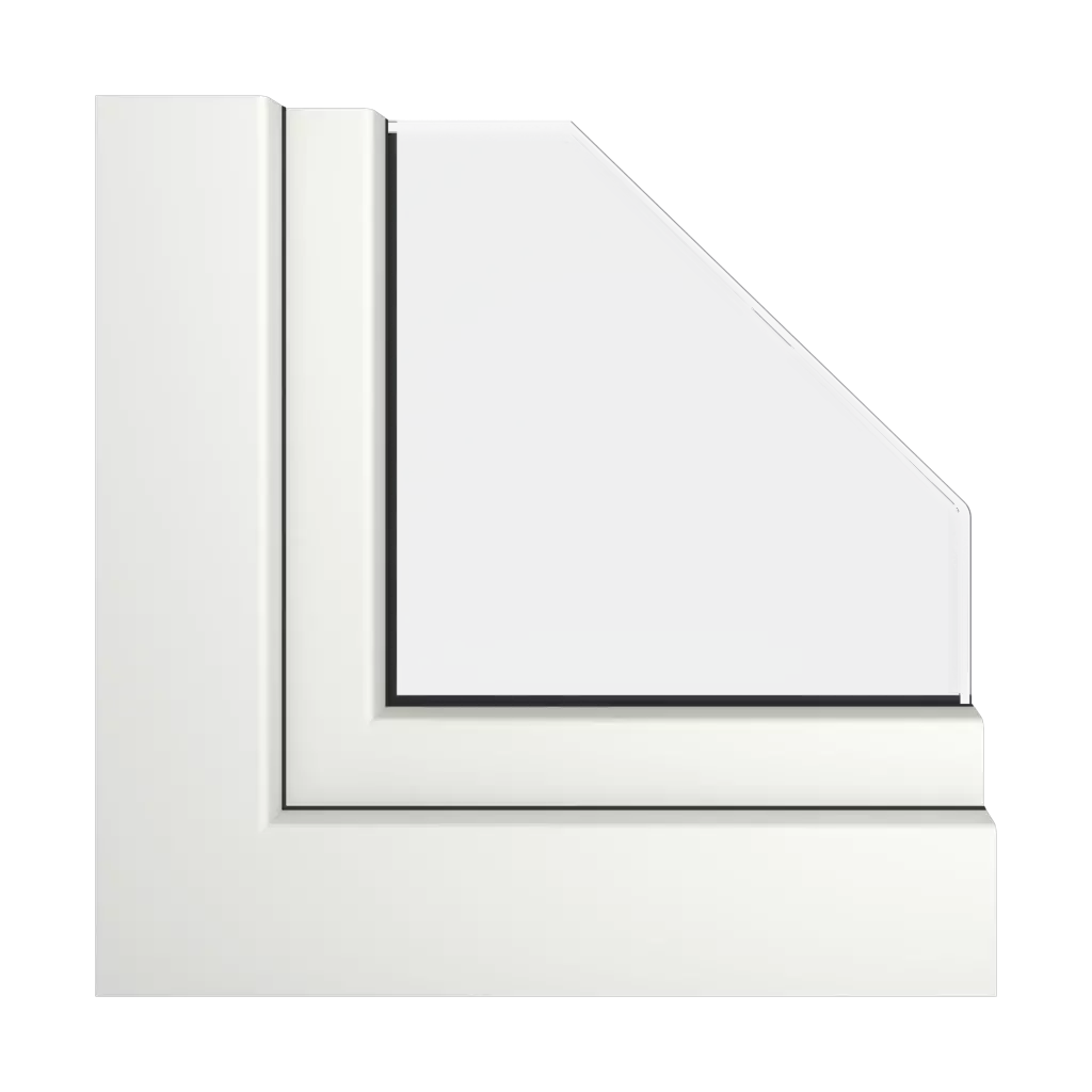 Milky white ultramatt windows window-profiles veka vekamotion-82