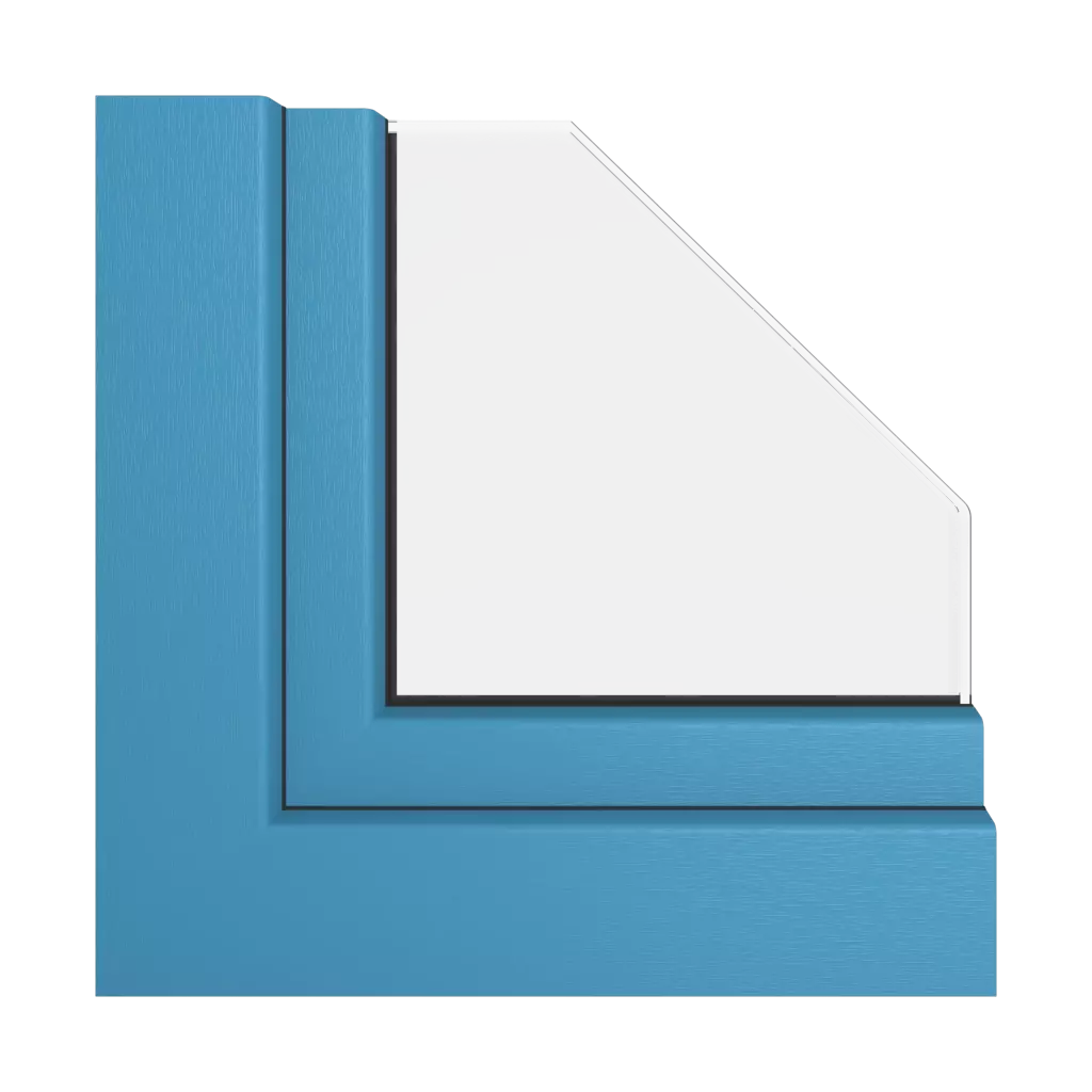 Brilliant blue windows window-color veka-colors brilliant-blue