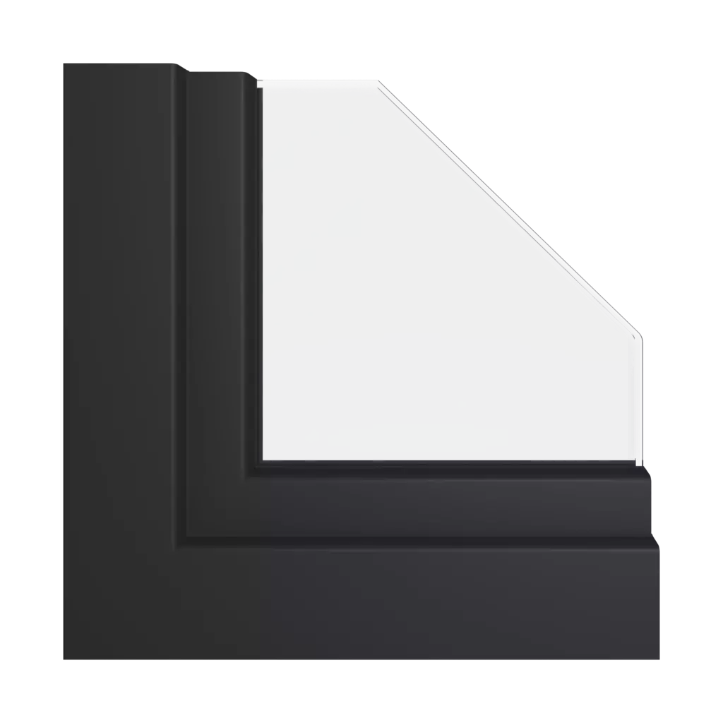 Graphite-black ultramatt ✨ windows window-color colors-of-window-seals gray 