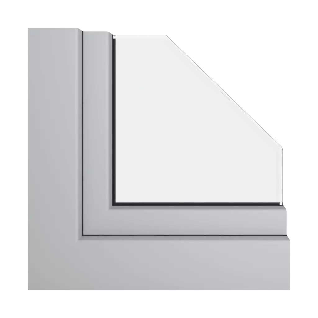 Platinum gray ultramatt windows window-profiles veka vekamotion-82
