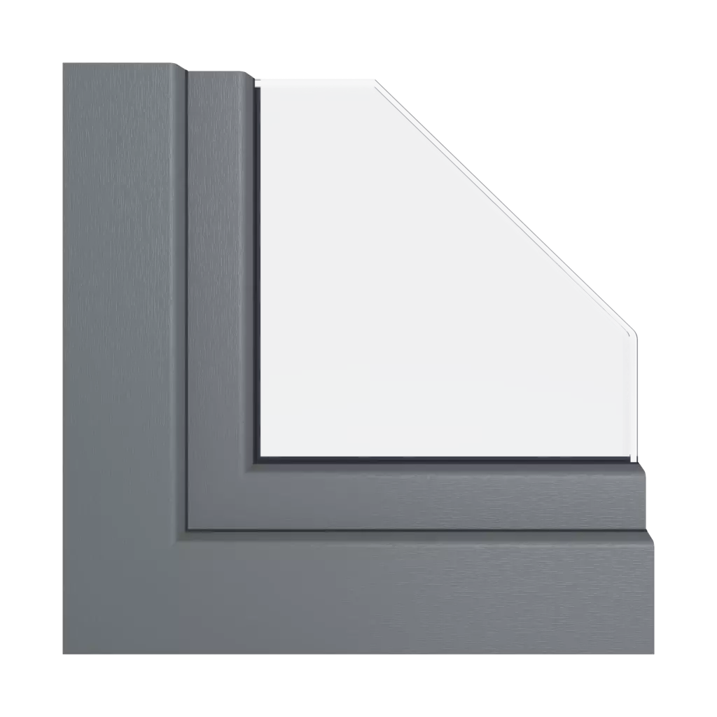 Slate gray windows window-profiles veka vekamotion-82