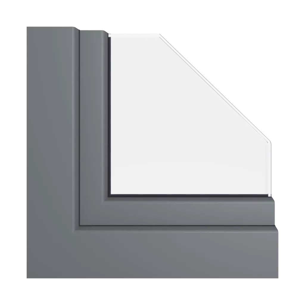 Slate gray smooth windows window-profiles veka vekamotion-82