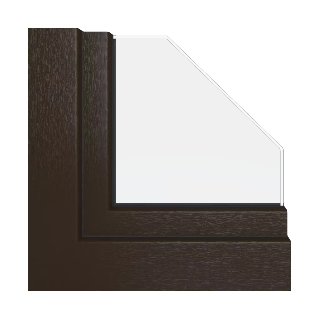 Brown windows window-profiles veka vekamotion-82