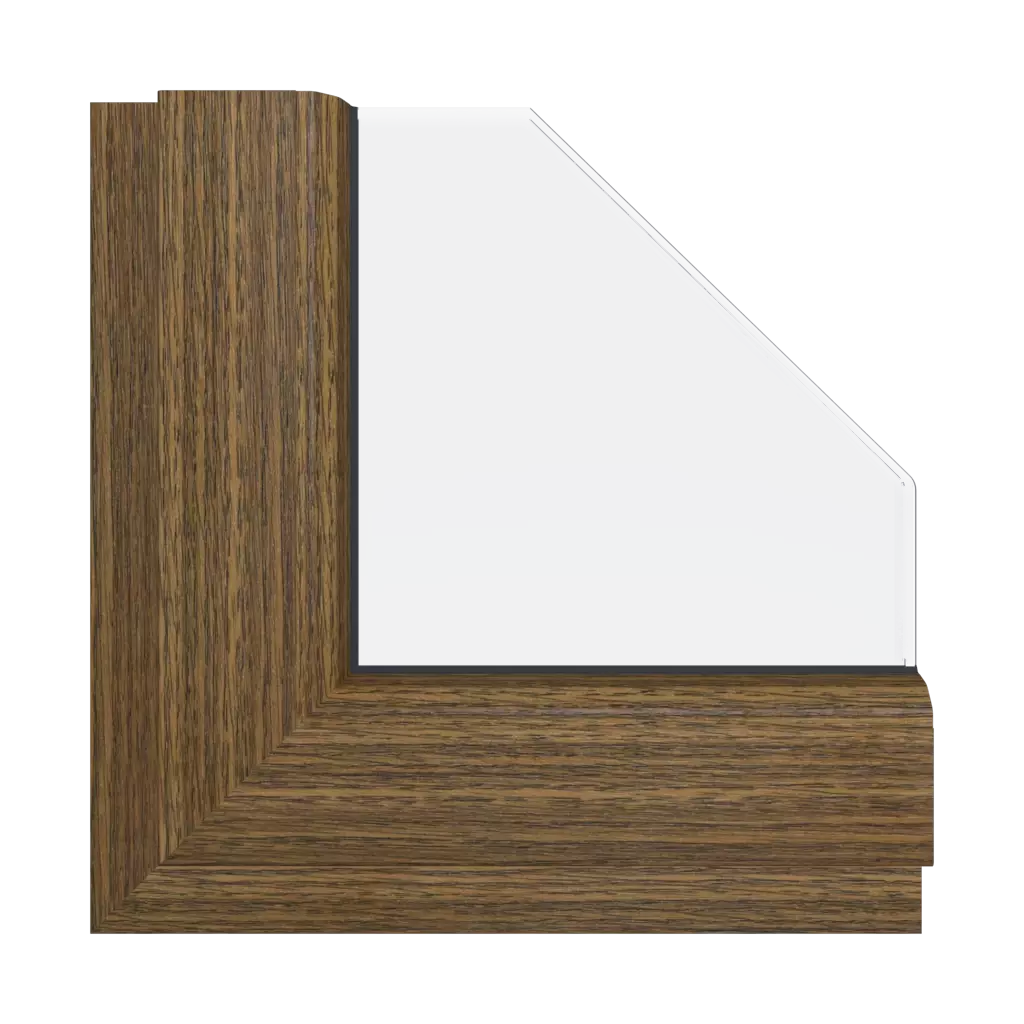 Rustic oak windows window-color veka-colors rustic-oak interior