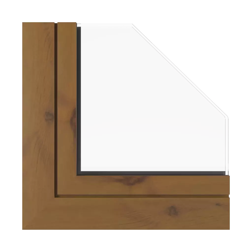 Dark pine windows window-profiles aluprof mb-78ei-seamless-fireproof-partition-wall