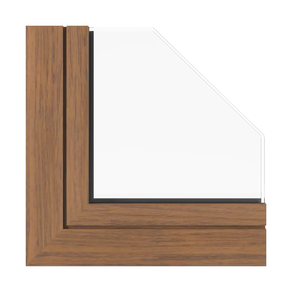Chestnut windows window-profiles aluprof mb-sr50n-efekt