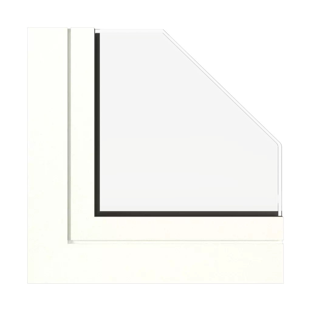 Traffic white fine structure windows window-profiles aluprof fire-rated-glazed-roofs
