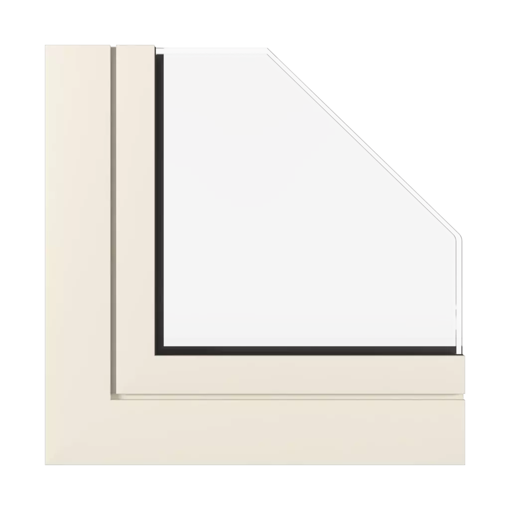 Cream white SK windows window-profiles aluprof mb-sr50n-efekt