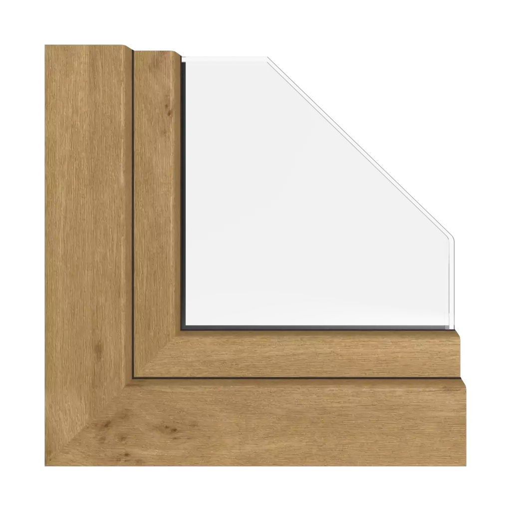 Irish oak windows window-color rehau-colors irish-oak