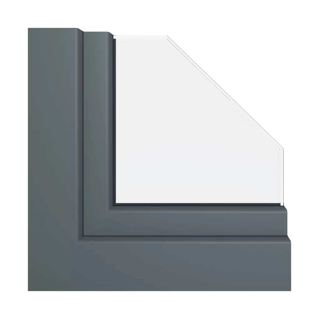 Gray anthracite sand ✨ windows window-profiles aluplast ideal-8000