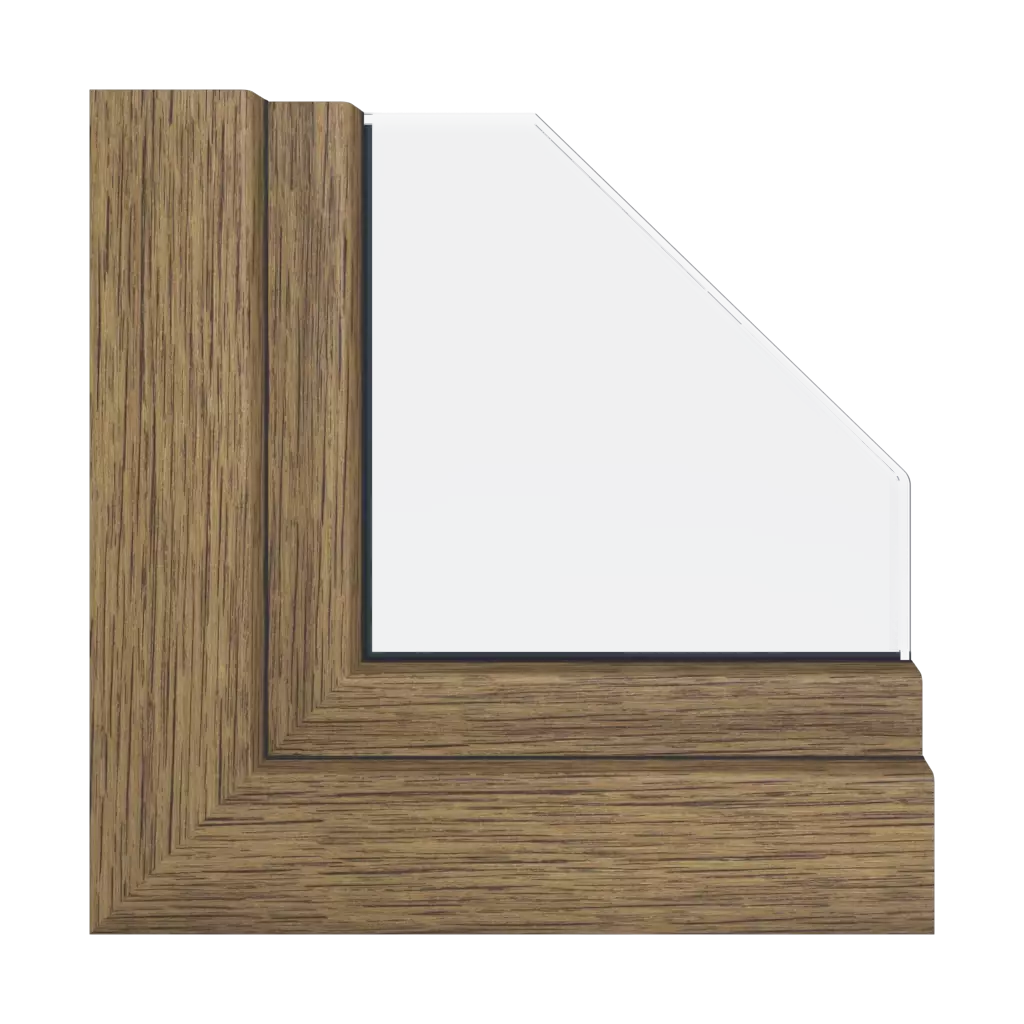 Special oak windows window-profiles aluplast ideal-8000