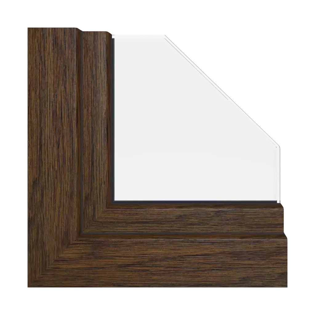 Dark oak products window-packages pvc-secure   