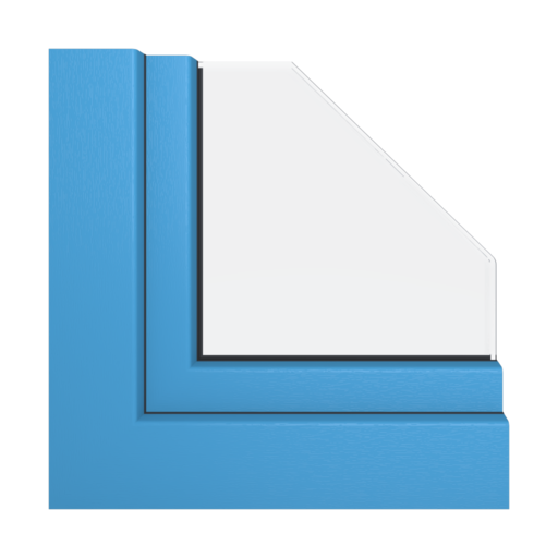 Brilliant blue windows window-color aluplast-colors brilliant-blue