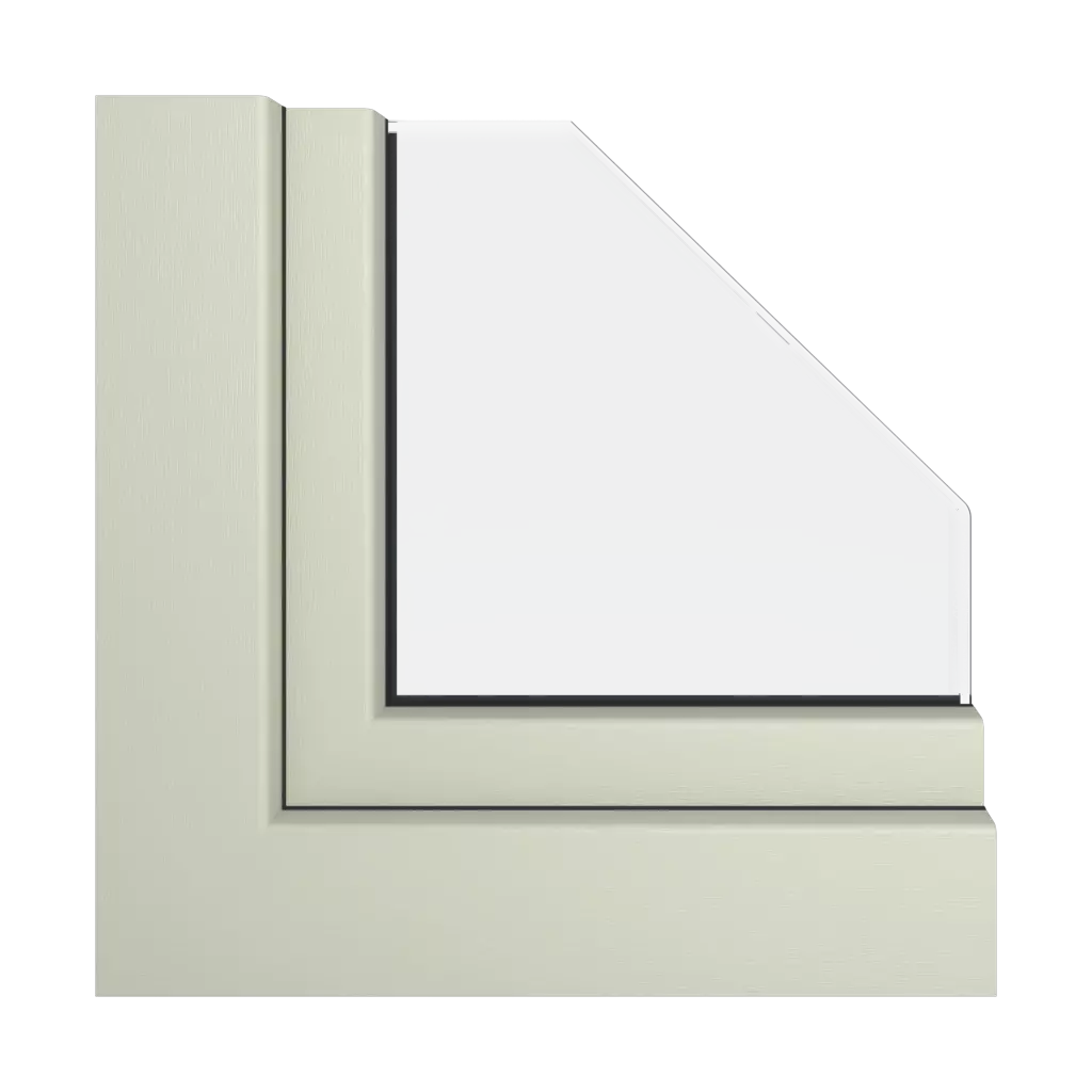 Gray beige windows window-profiles aluplast ideal-8000