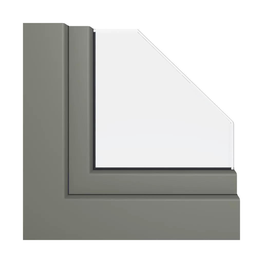 Quartz Gray windows window-profiles aluplast ideal-8000