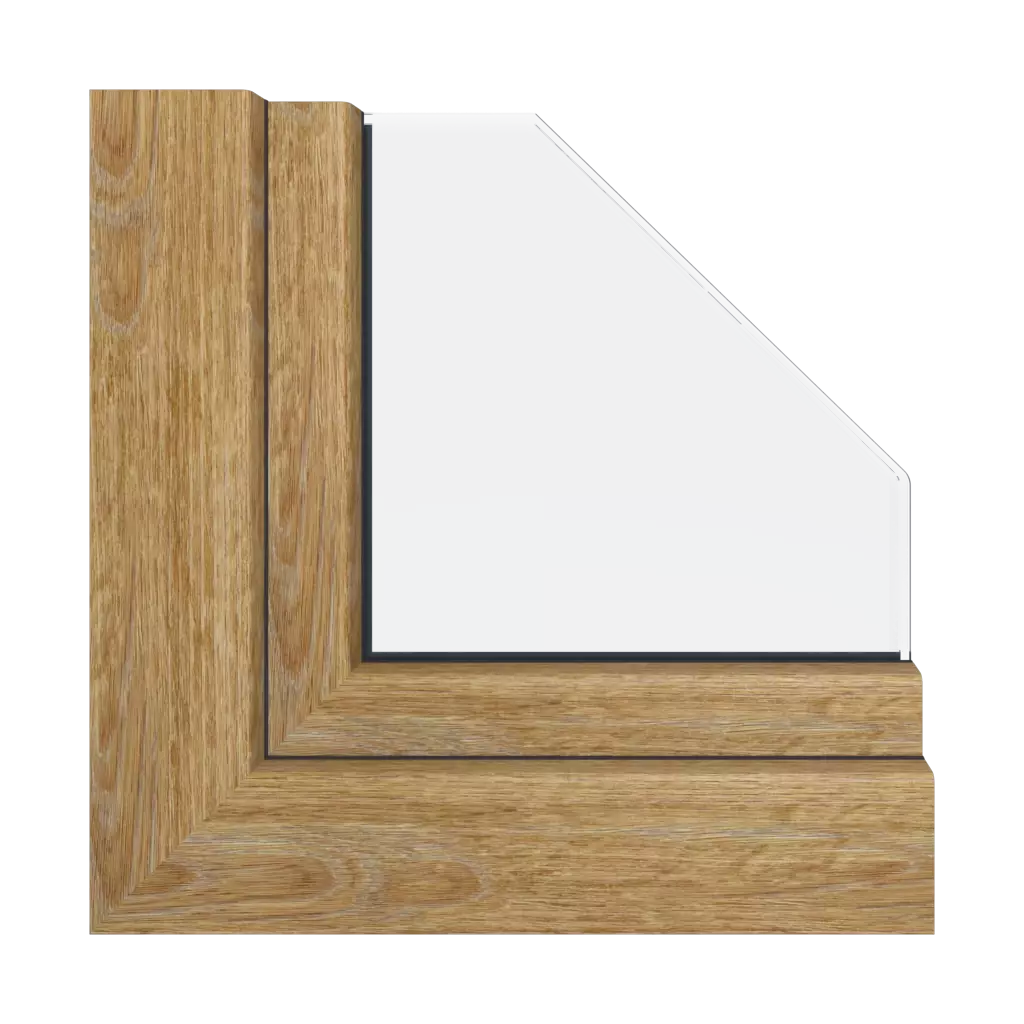 Turner oak malt woodec ✨ 🆕 windows window-profiles aluplast smart-slide