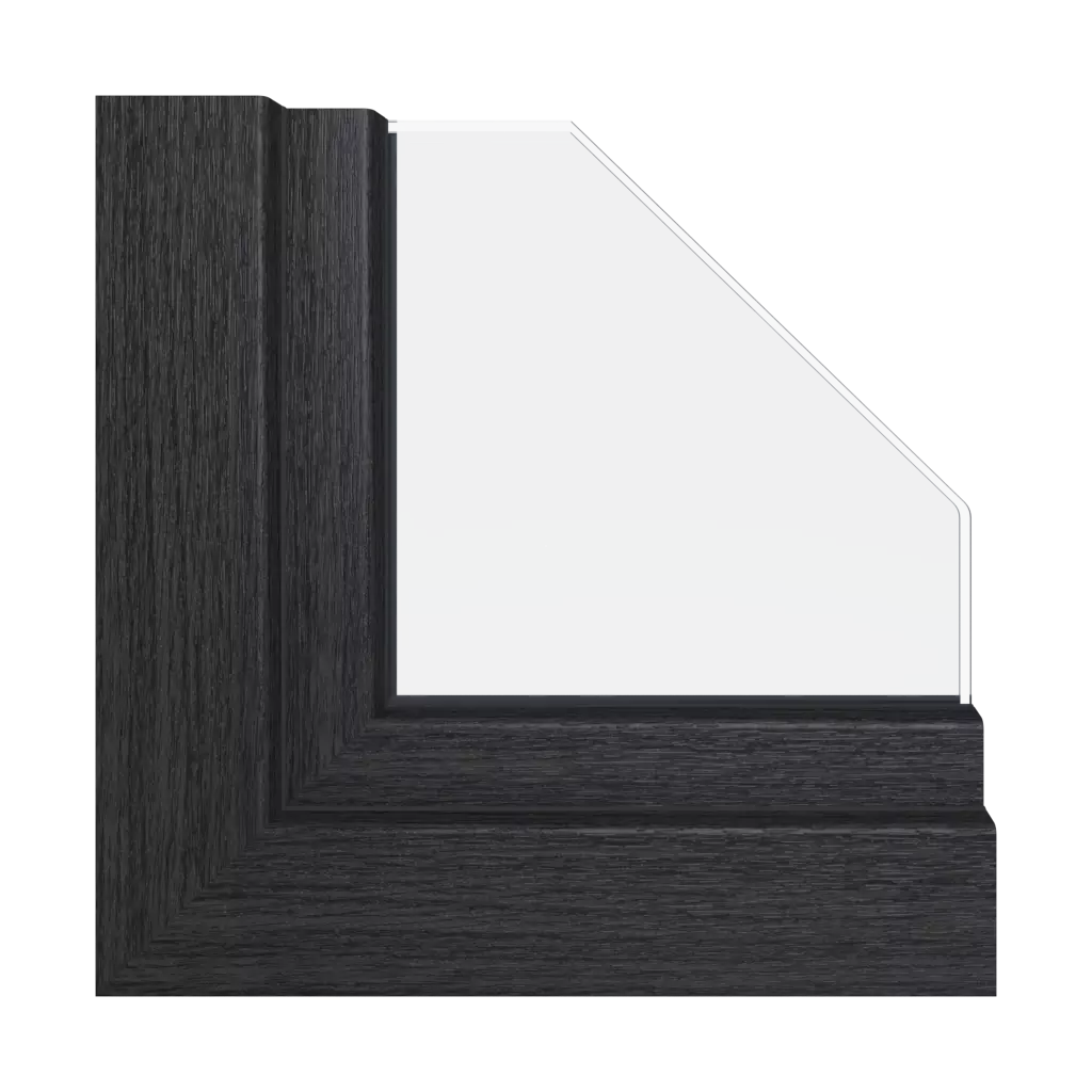 Gray oak windows window-profiles schuco corona-ct-70