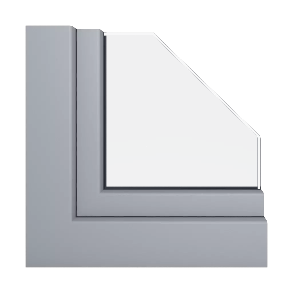 Signal gray smooth windows window-profiles schuco corona-ct-70