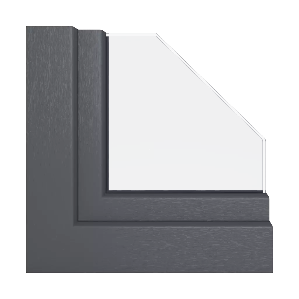 Gray slate windows window-color schuco-colors gray-slate