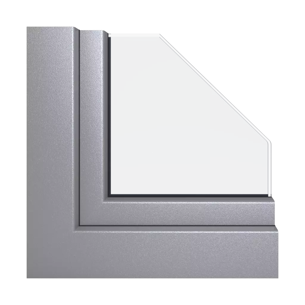 Alux white aluminum windows window-profiles schuco corona-si-82