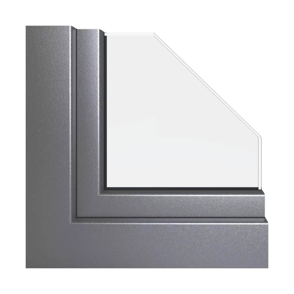 Alux gray aluminum windows window-color schuco-colors alux-gray-aluminum