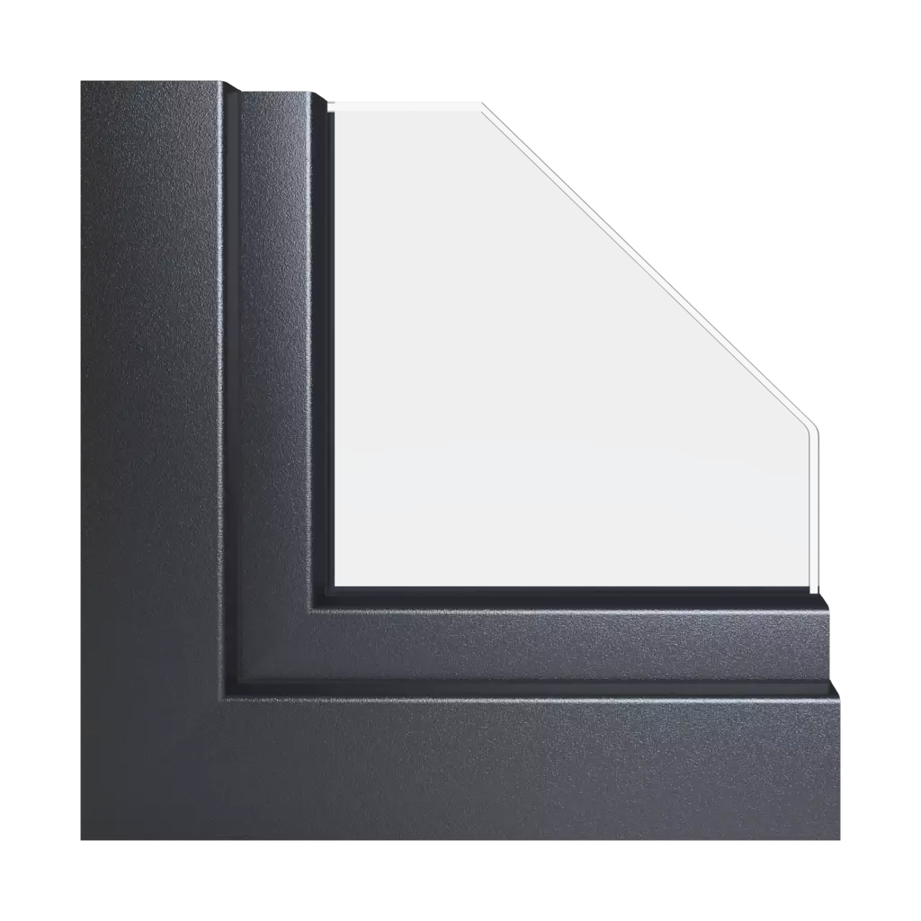 Alux anthracite windows window-profiles schuco corona-si-82