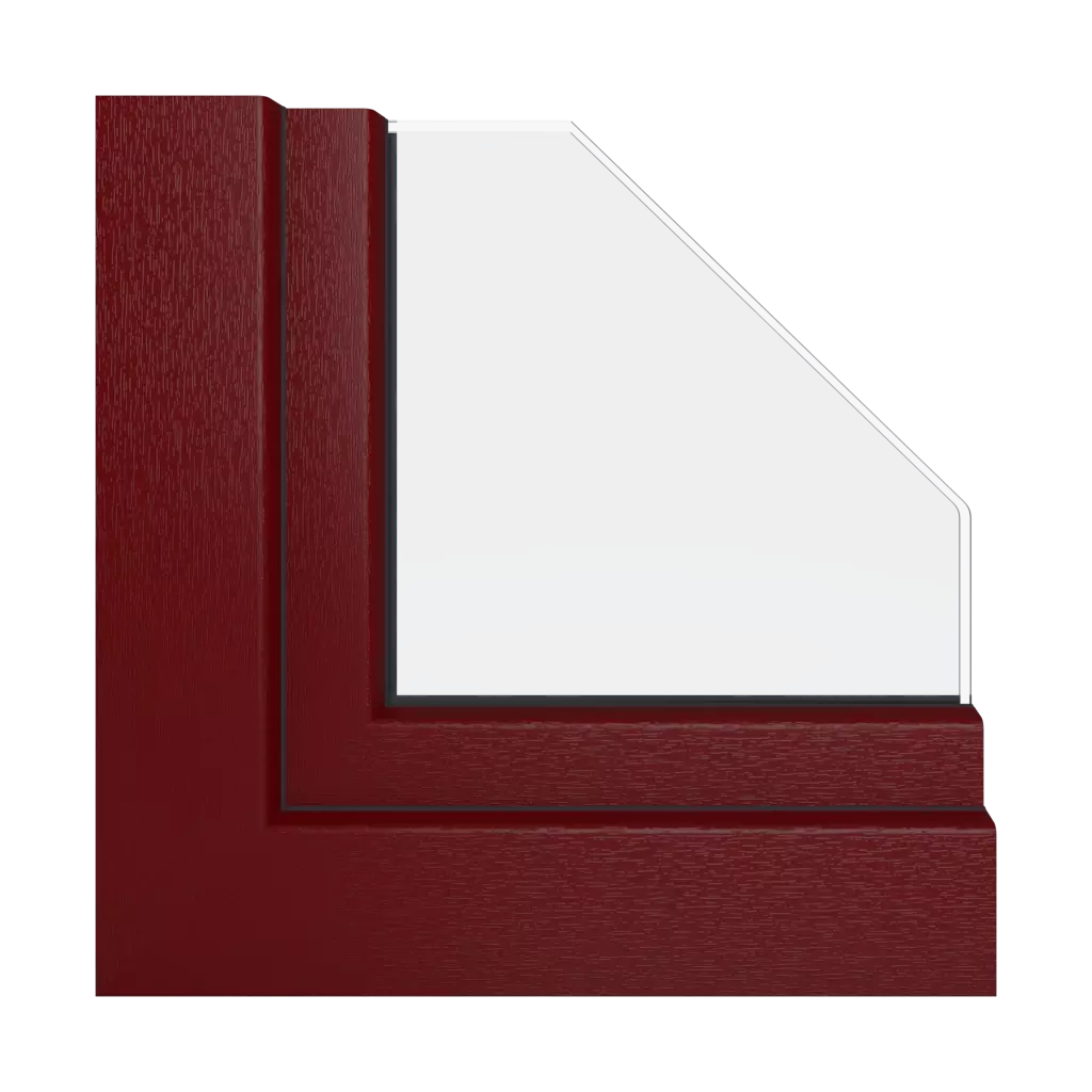 Red windows window-color schuco-colors   