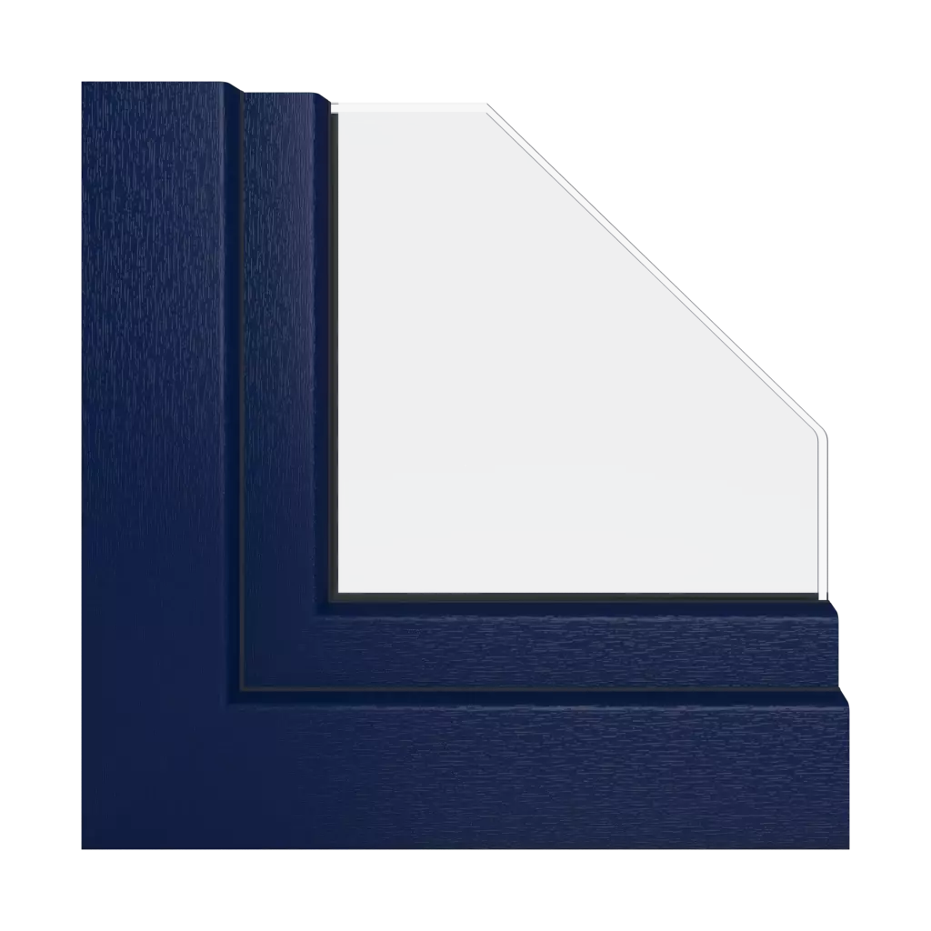 Cobalt blue windows window-profiles schuco corona-si-82