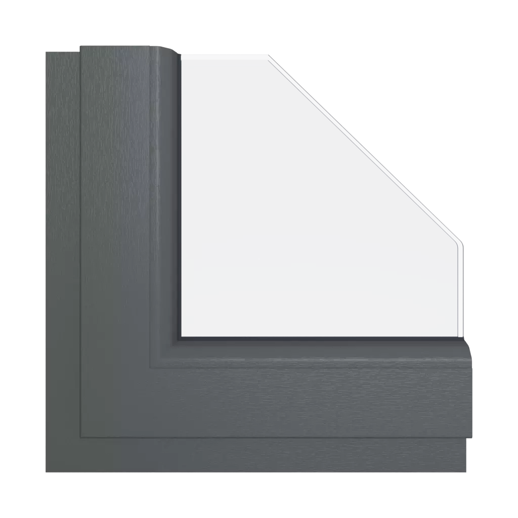 Basalt gray windows window-color schuco-colors basalt-gray interior
