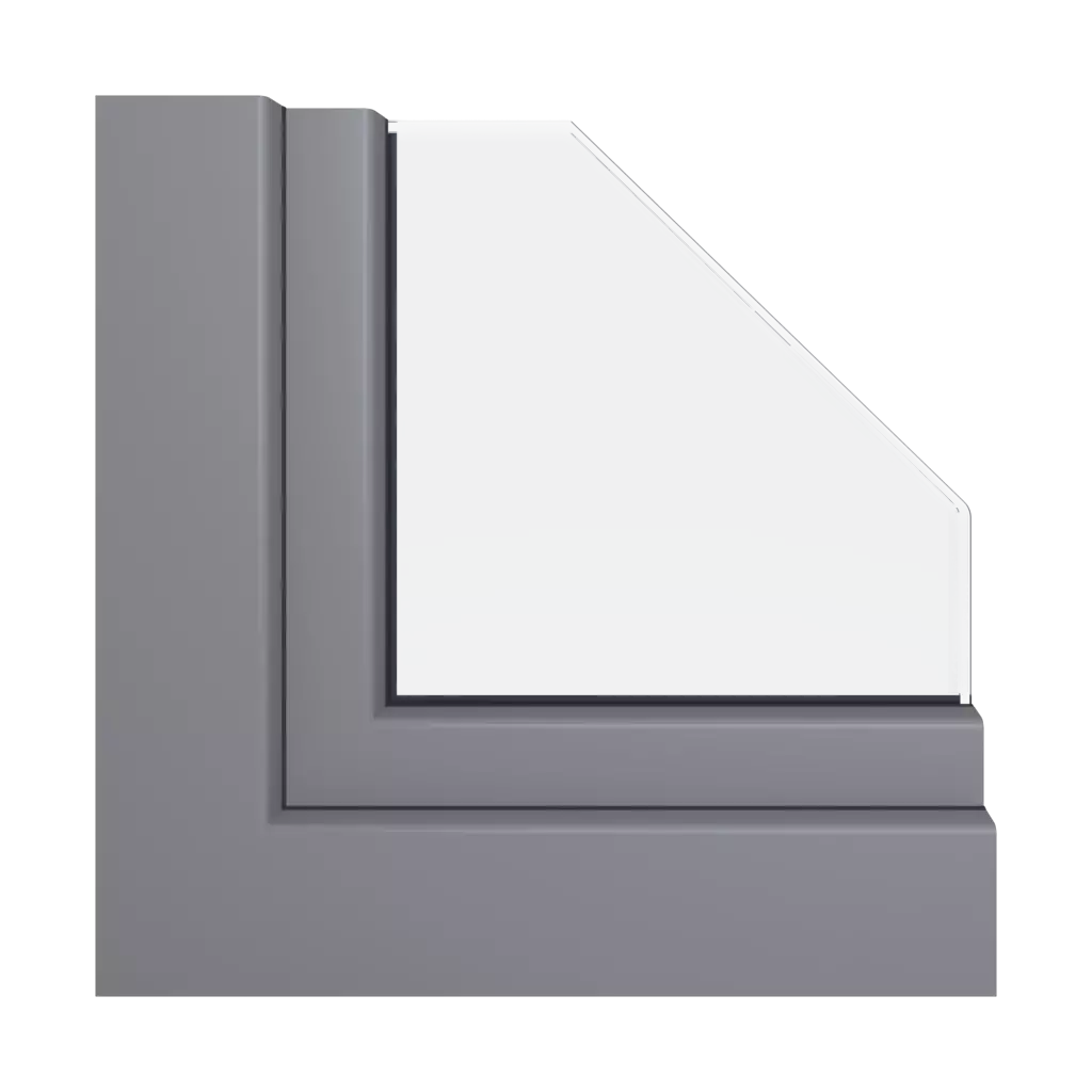 Slate gray RAL 7015 acrycolor windows window-profiles gealan hst-s-9000
