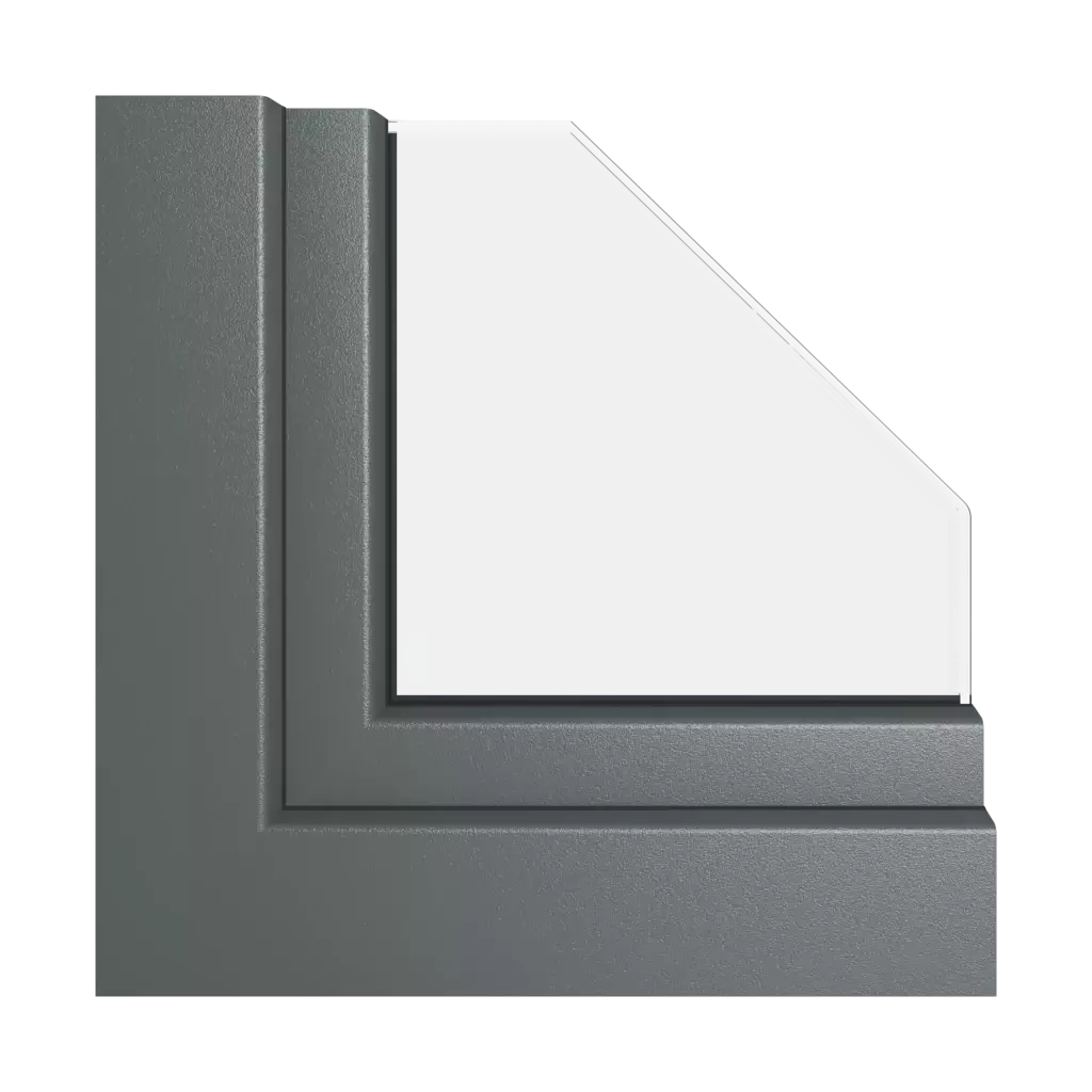 RAL 7016 matt anthracite windows window-profiles gealan hst-s-9000