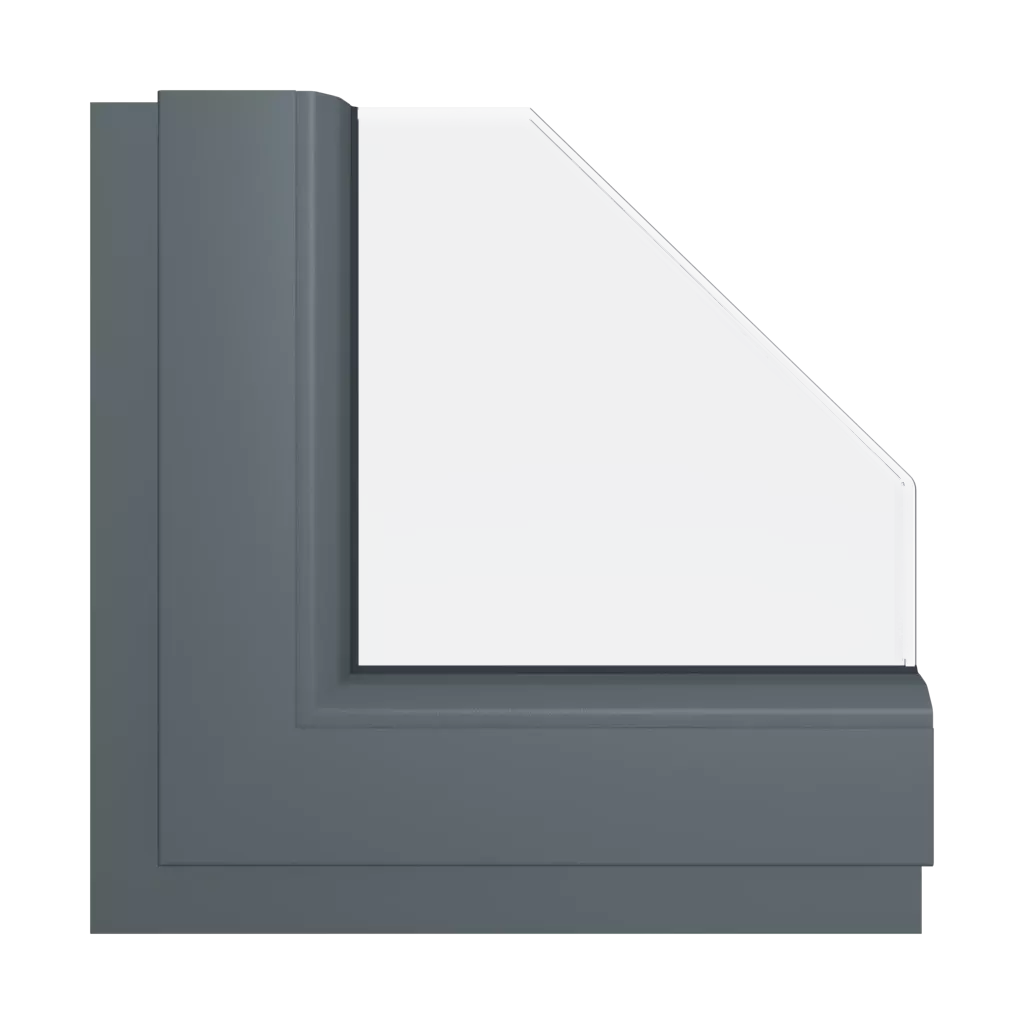 Anthracite smooth 2 windows window-color gealan-colors smooth-anthracite-2 interior