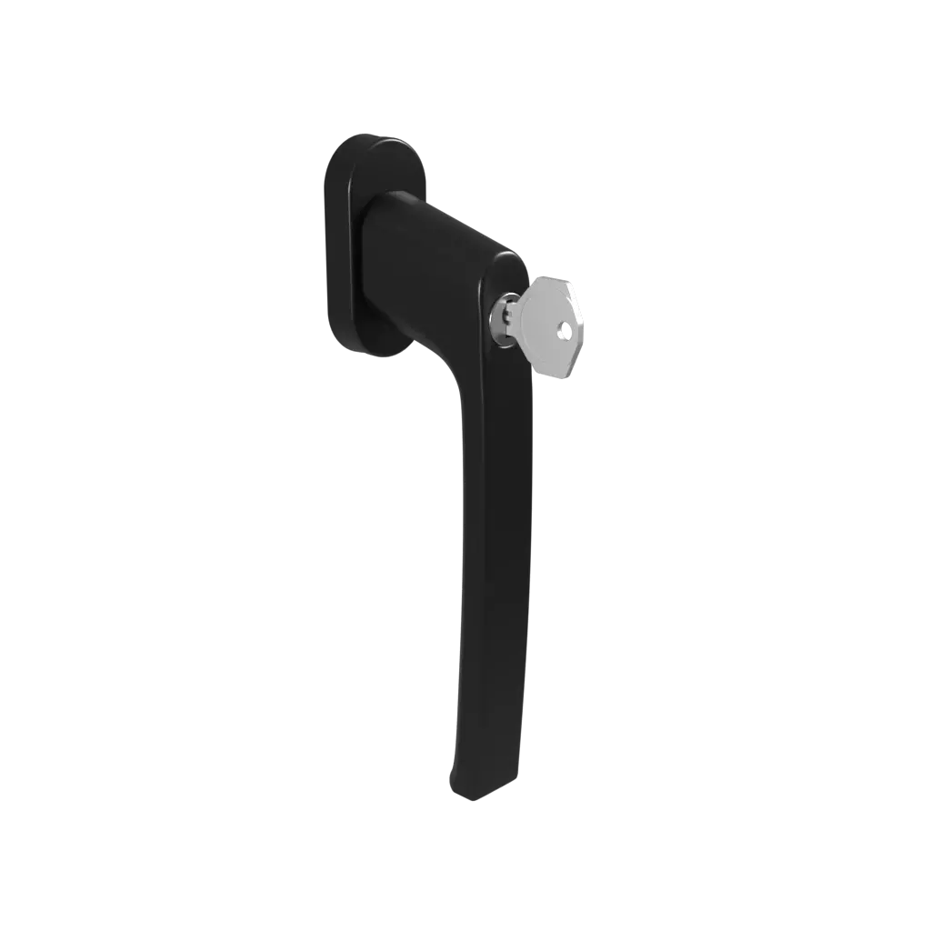 Black PSK handle with key windows window-accessories handles psk with-the-key black-psk-handle-with-key