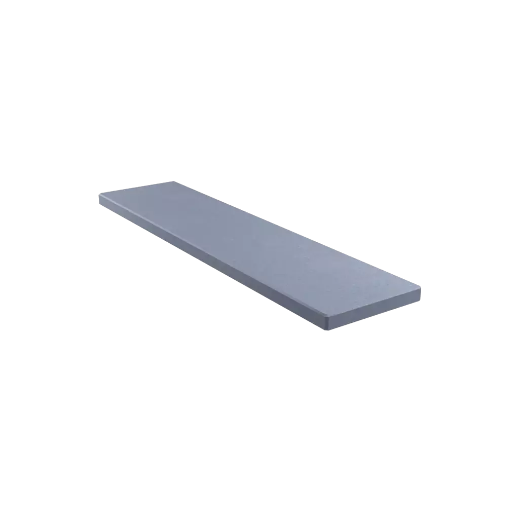 Silver gray windows window-accessories sills internal agglomerate-marble 