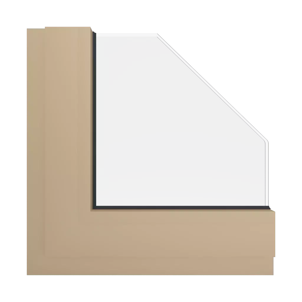 RAL 1001 Beige windows window-color aluminum-ral ral-1001-beige interior