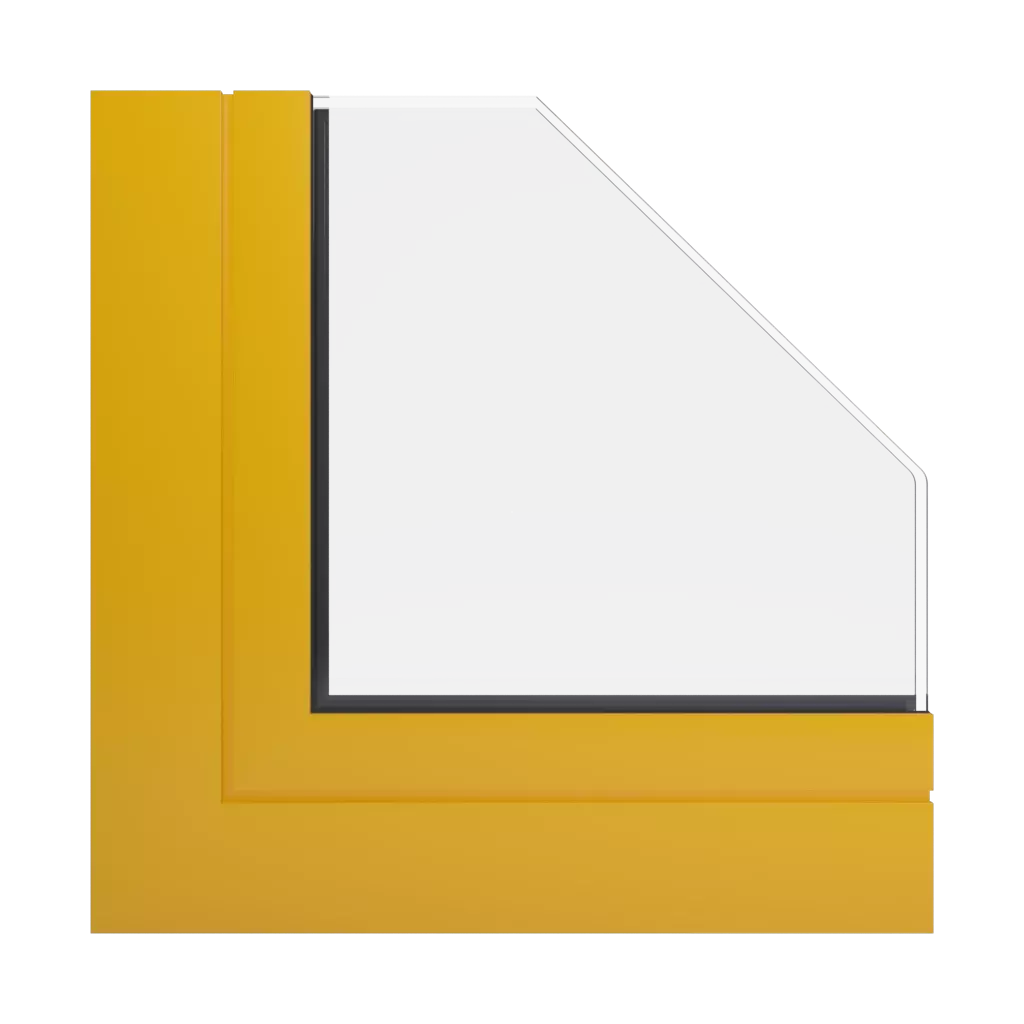 RAL 1003 Signal yellow windows window-profiles aliplast ultraglide