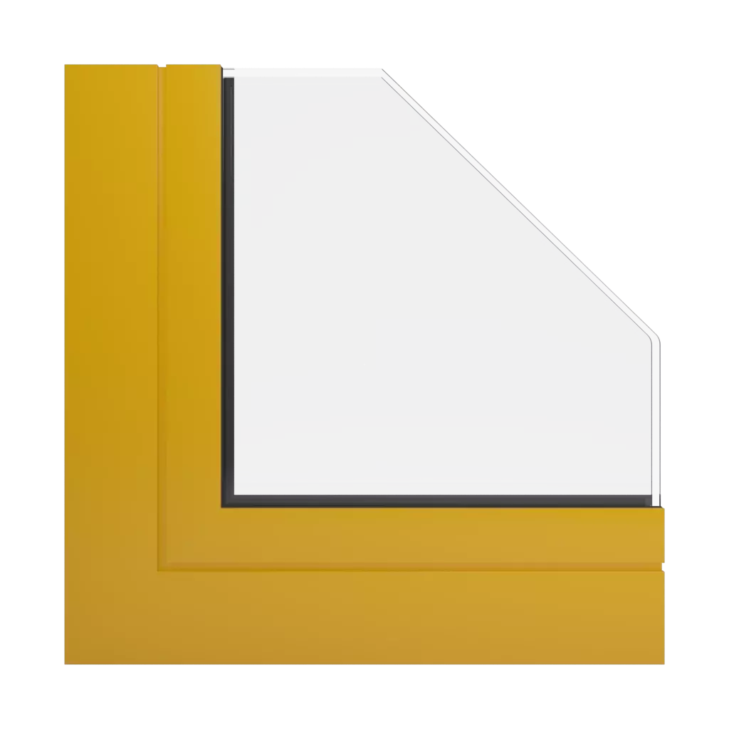 RAL 1004 Honey yellow windows window-profiles aluprof mb-77-hs